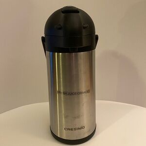 Cresimo airport coffee dispenser new without box stainless steel